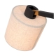 Lampa podłogowa LESLEY - 1xE27 - Black 03750/81/30 Lucide